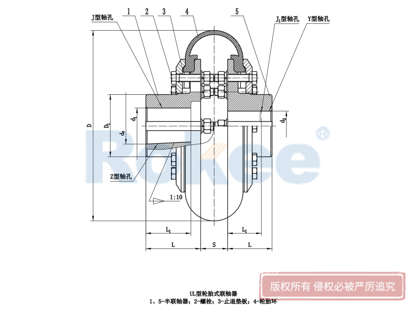 LLA聯軸器,LLA輪胎聯軸器,LLA輪胎式聯軸器