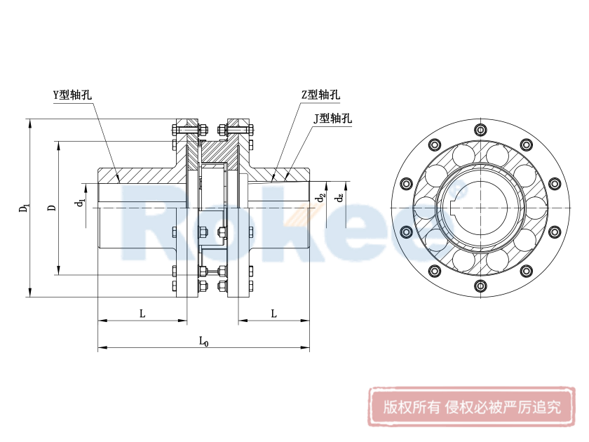 LMS聯軸器,MLS聯軸器,LMS梅花聯軸器,MLS梅花聯軸器,雙法蘭型梅花形彈性聯軸器